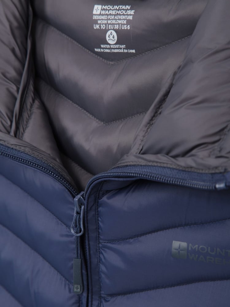 Mountain Warehouse Navy Blue Florence Womens Long Padded Coat - Image 6 of 6