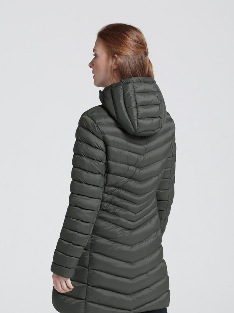 Mountain Warehouse Khaki Florence Womens Long Padded Coat - Image 2 of 6