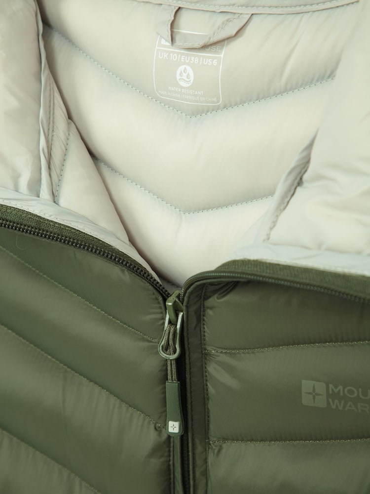 Mountain Warehouse Khaki Florence Womens Long Padded Coat - Image 6 of 6