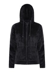 Mountain Warehouse Black Snaggle Womens Full Zip Hooded Fleece - Image 1 of 6