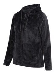 Mountain Warehouse Black Snaggle Womens Full Zip Hooded Fleece - Image 5 of 6