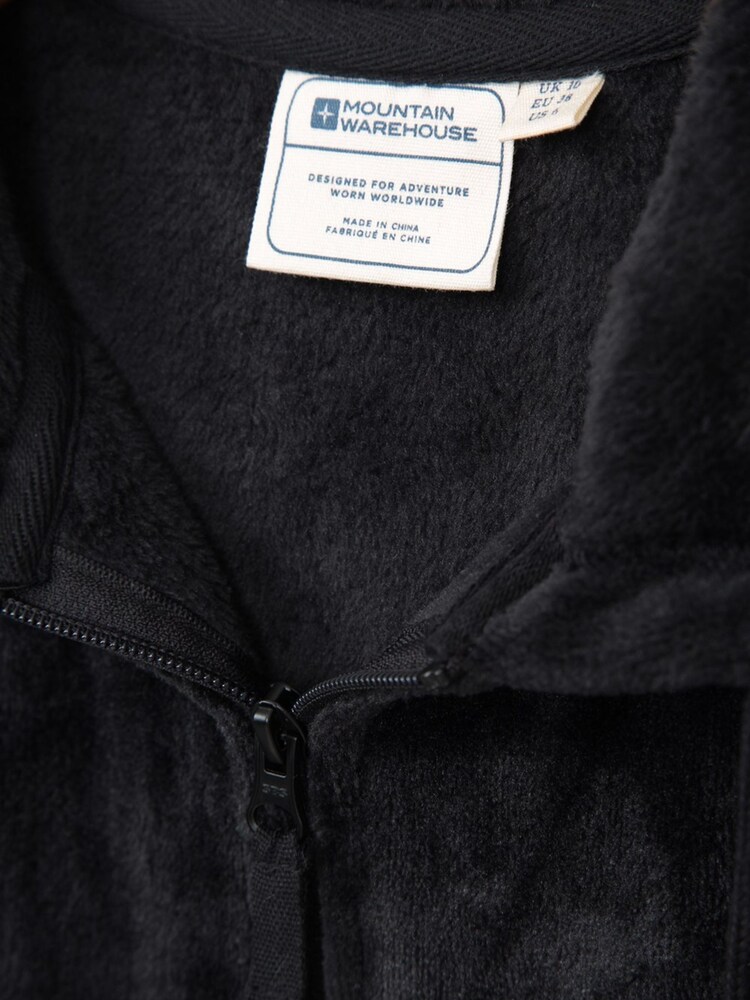 Mountain Warehouse Black Snaggle Womens Full Zip Hooded Fleece - Image 6 of 6