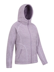 Mountain Warehouse Light Purple Nevis Womens Borg Lined Hoodie - Image 2 of 7