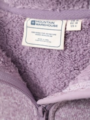 Mountain Warehouse Light Purple Nevis Womens Borg Lined Hoodie - Image 7 of 7