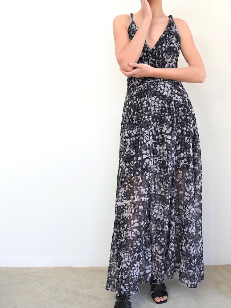 Religion Animal Print Maxi Dress In Hand Painted Prints - Image 5 of 5 Religion Animal Print Maxi Dress In Hand Painted Prints - Image 5 of 5