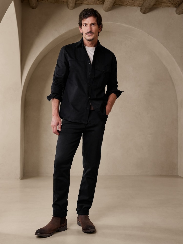 Banana Republic Black Modern Expedition Shirt - Image 1 of 2