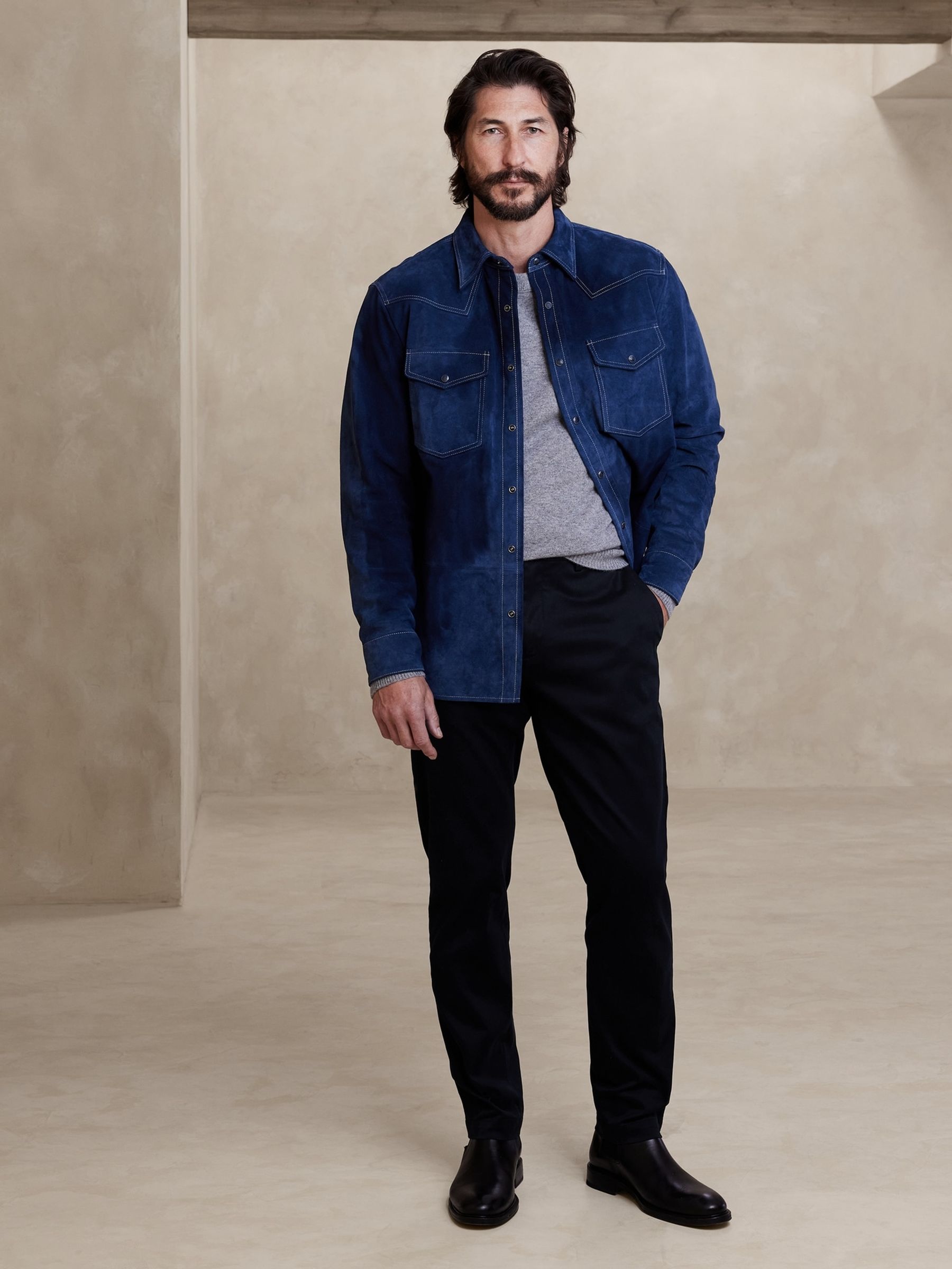 Buy Banana Republic Navy Blue Athletic Tapered Fit Chinos from the Next ...