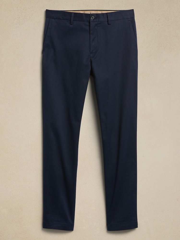 Marineblau/blau - Banana Republic Athletic Chino mit schmaler Passform - Bild 5 von 5