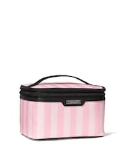 Victoria's Secret Pink Iconic Stripe Makeup Bag - Image 1 of 6