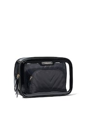 Victoria's Secret Black Travel Trio Makeup Bag - Image 2 of 5