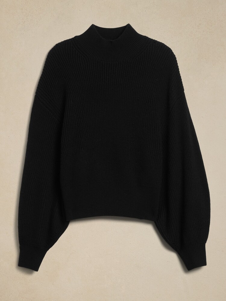 Banana Republic Black Landa Merino Jumper - Image 2 of 2