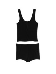 Victoria's Secret Black Ribbed Modal Short Pyjamas - Image 3 of 4