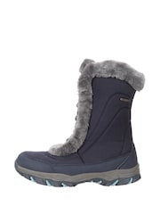 Mountain Warehouse Blue Ohio Womens Thermal Fleece Lined Snow Boot - Image 2 of 7