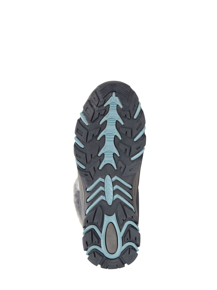 Mountain Warehouse Blue Ohio Womens Thermal Fleece Lined Snow Boot - Image 7 of 7