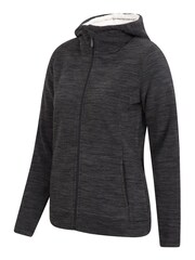 Mountain Warehouse Black Snowdonia Womens Fleece Hoodie - Image 4 of 6