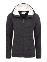 Mountain Warehouse Black Snowdonia Womens Fleece Hoodie - Image 5 of 6