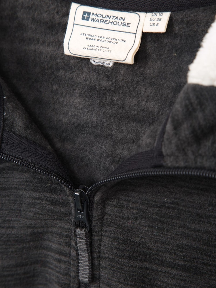 Mountain Warehouse Black Snowdonia Womens Fleece Hoodie - Image 6 of 6