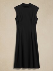 Banana Republic Black Rabia Ponte Midi Dress - Image 2 of 2
