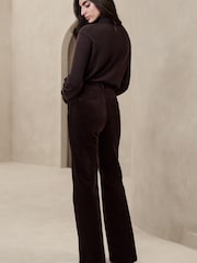 Banana Republic Brown Ama Wide Leg Corduroy Trousers - Image 2 of 3
