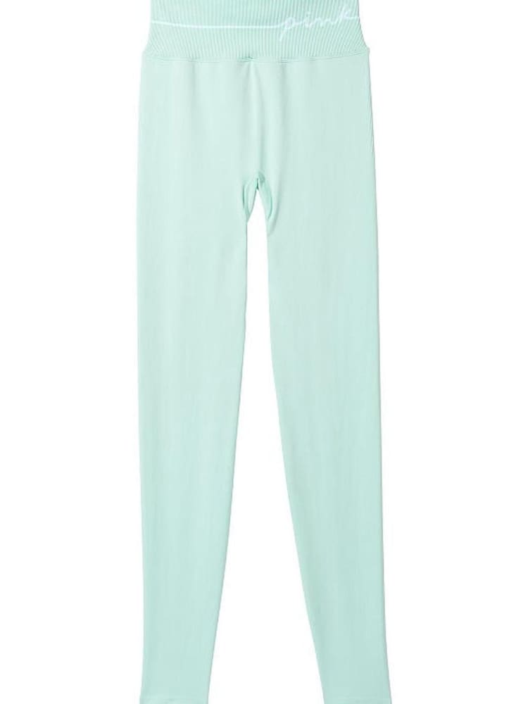 Victoria's Secret PINK Opal Blue Long Logo Legging - Image 4 of 4