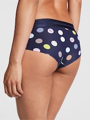 Victoria's Secret PINK Midnight Navy Blue Dot Logo Hipster Knickers - Image 2 of 3