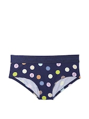 Victoria's Secret PINK Midnight Navy Blue Dot Logo Hipster Knickers - Image 3 of 3