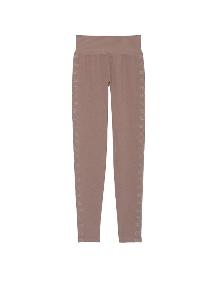Victoria's Secret PINK Iced Coffee Checkered Seamless Workout Legging Shine - Image 3 of 3