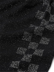 Victoria's Secret PINK Pure Black Checkered Seamless Workout Legging Shine - Image 5 of 5