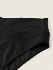 Victoria's Secret PINK Pure Black Cross Over Bikini Bottom - Image 4 of 4