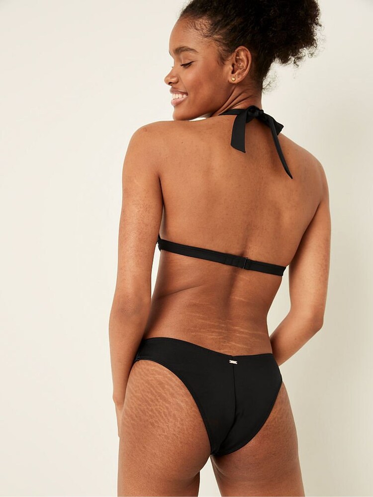 Victoria's Secret PINK Black V Front Bikini Bottom - Image 2 of 5