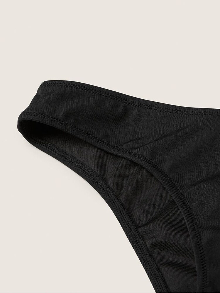 Victoria's Secret PINK Black V Front Bikini Bottom - Image 5 of 5