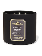 Bath & Body Works Mahogany Teakwood Intense 3-Wick Candle 14.5 oz / 411 g - Image 1 of 3
