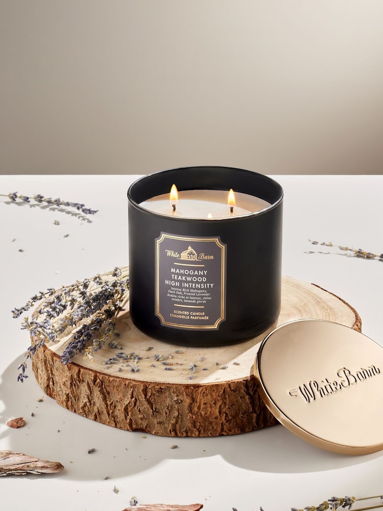 Bath & Body Works Mahogany Teakwood Intense 3-Wick Candle 14.5 oz / 411 g - Image 3 of 3
