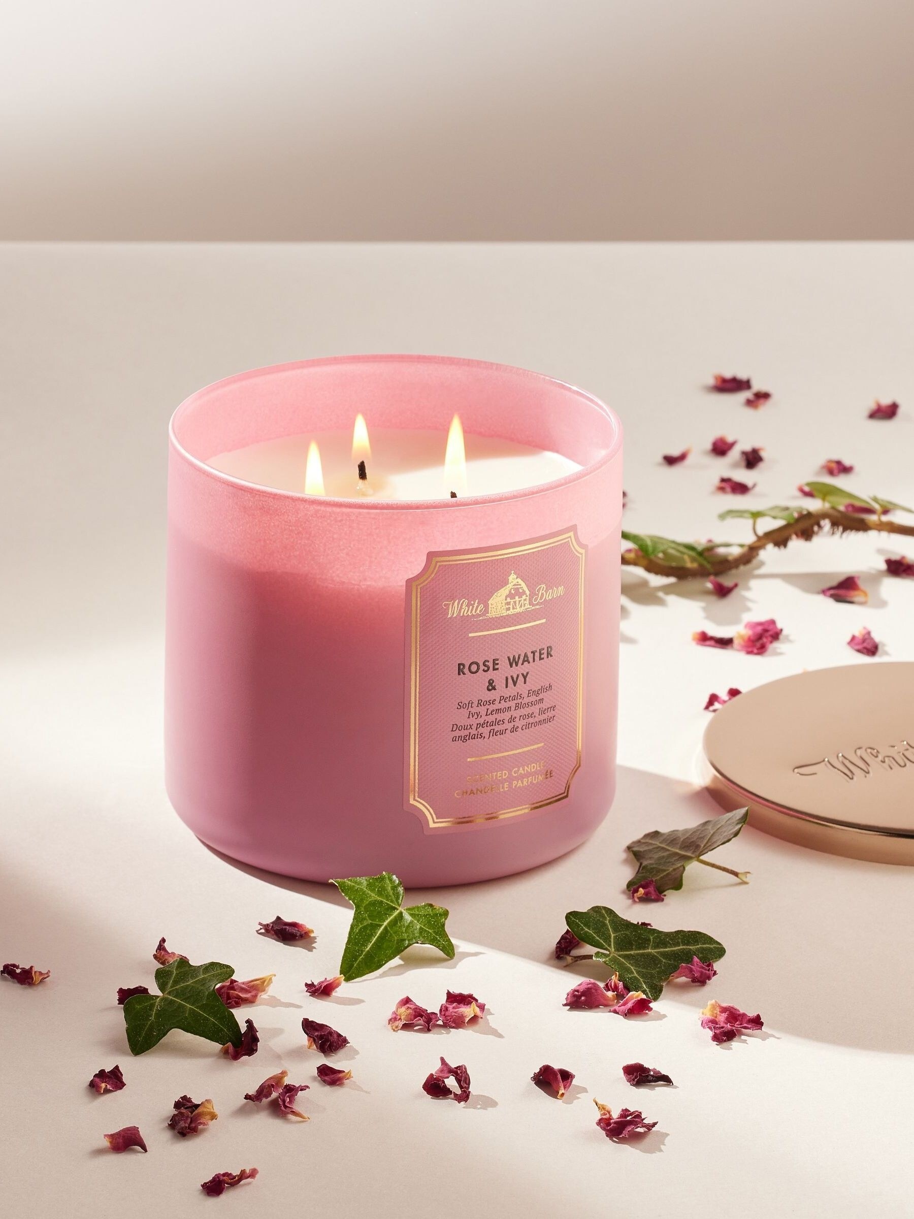 Buy Bath & Body Works Rosewater And Ivy 3 Wick 3-Wick Candle 14.5