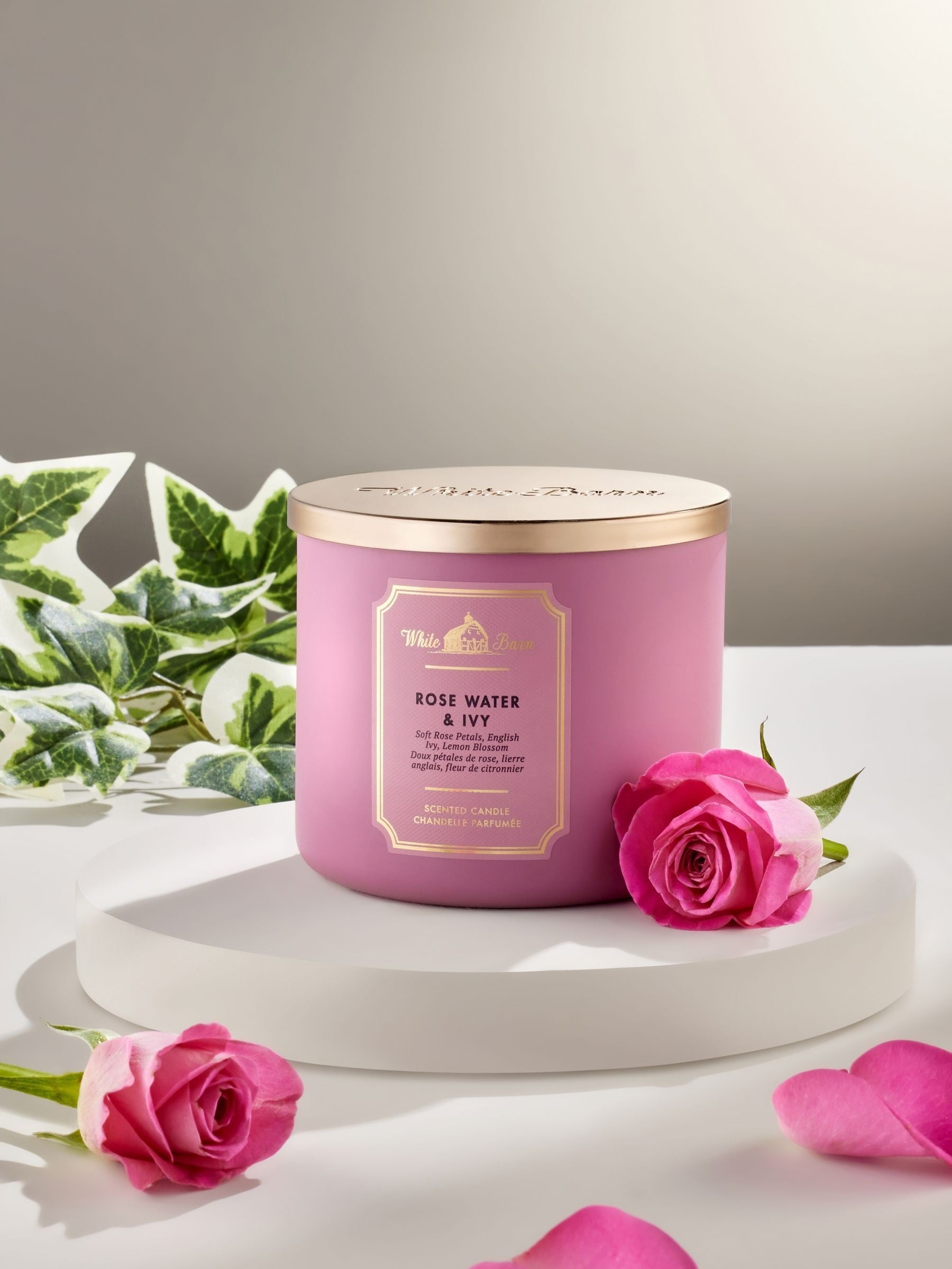 Buy Bath & Body Works Rosewater And Ivy 3 Wick 3-Wick Candle 14.5