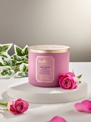 Bath & Body Works Rosewater And Ivy 3-Wick Candle 14.5 oz / 411 g - Image 8 of 9
