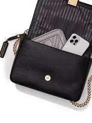 Victoria's Secret Black Grommet Medium Shoulder Bag - Image 3 of 6