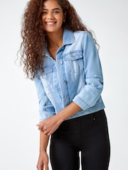 Roman Light Blue Denim Jacket - Image 1 of 5