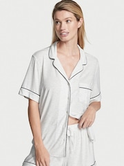 Victoria's Secret Snow Heather Grey Modal Short Pyjamas - Image 1 of 4