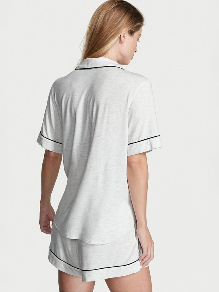 Victoria's Secret Snow Heather Grey Modal Short Pyjamas - Image 2 of 4