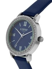 Lipsy Navy Diamante Face Watch - Image 2 of 3