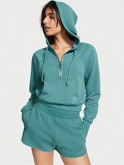 Victoria's Secret Cotton Fleece HalfZip Hoodie - Image 1 of 4