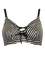 Pour Moi Black Radiance Underwired Rope Top - Image 4 of 5