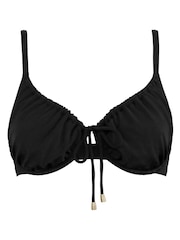 Pour Moi Black Wired Santa Cruz Underwired Non Padded Adjustable Top - Image 4 of 5
