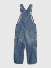 Gap Blue Cotton Denim Dungarees (12mths-6yrs) - Image 2 of 3