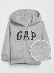 Gap Grey Logo Zip Up Hoodie - Image 1 of 1