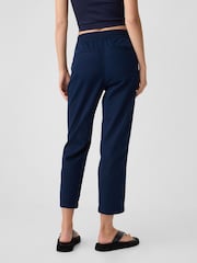 Gap Blue Easy Straight Pull-On Trousers - Image 3 of 6