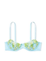 Victoria's Secret Breaker Blue Embroidered Unlined Balcony Bra - Image 1 of 1