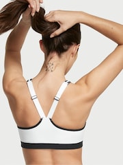 Victoria's Secret White Smooth Front Fastening Wired High Impact Sports Bra - Image 2 of 5