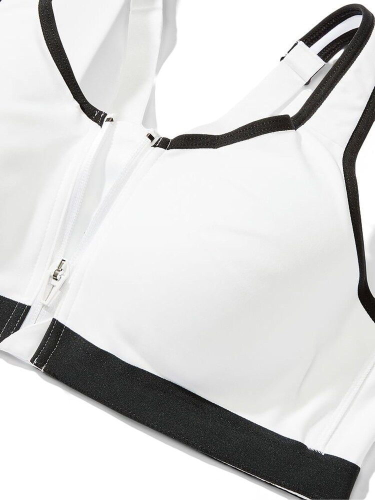 Victoria's Secret White Smooth Front Fastening Wired High Impact Sports Bra - Image 5 of 5
